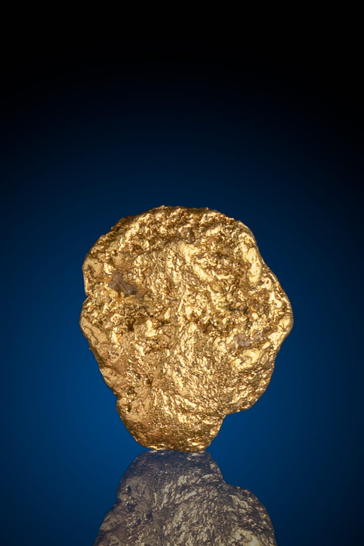 (image for) Broad-Edged River-Worn Alaskan Nugget – 1.61 grams